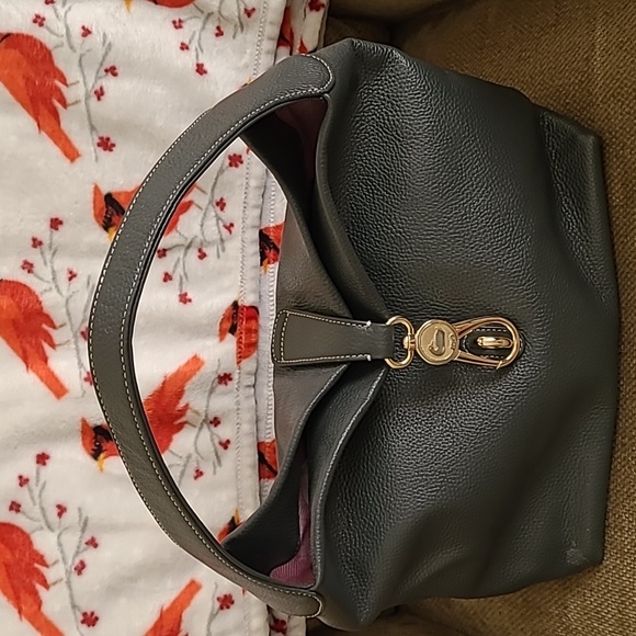 Dooney & Bourke large Logo Lock, dark grey - Picture 1 of 4